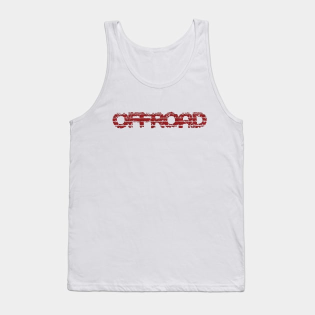 Offroad Tracks (RED) Tank Top by OFFROAD-DESIGNS